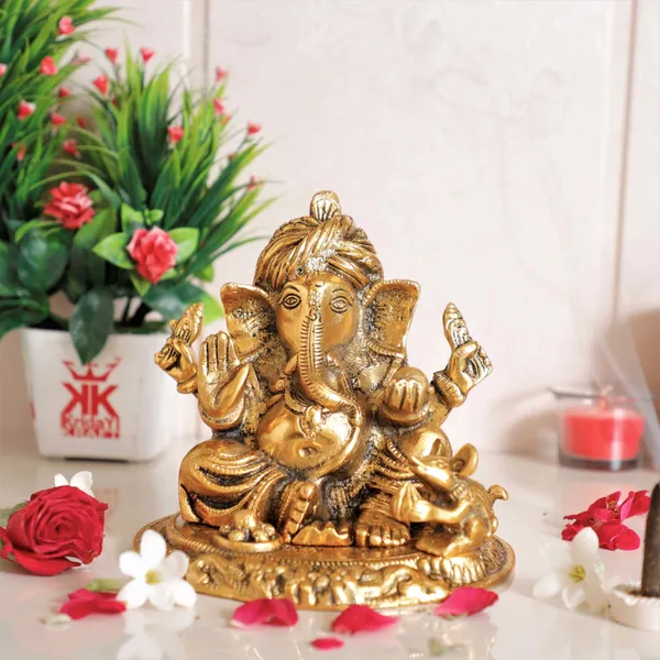 Metal_Ganesha_Statue_Good_Luck
